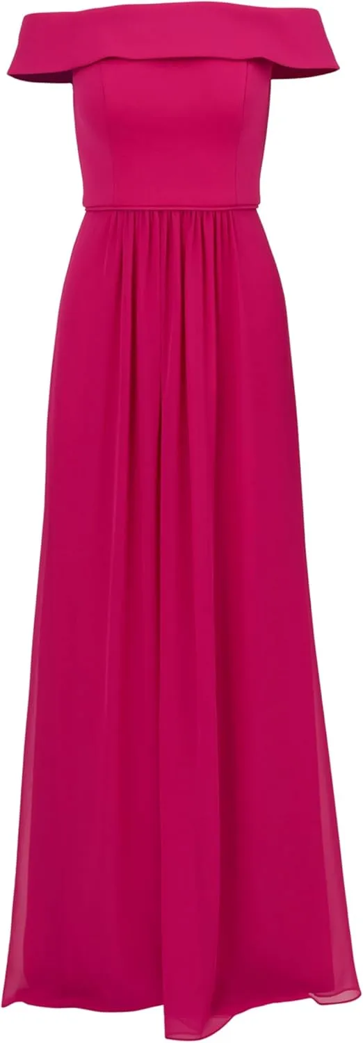 Adrianna Papell Women's Crepe Chiffon Gown