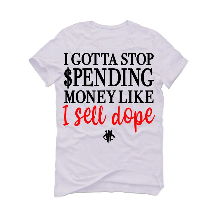 Air Jordan 11 “Cherry” White T-Shirt (Gotta Stop Spending Money)