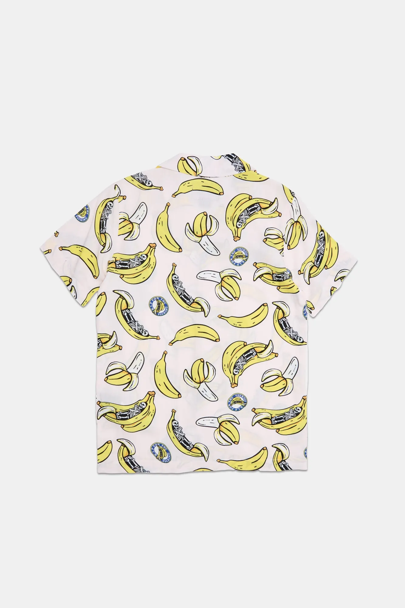 Arsenic Youth Banana Skeleton Button-Up