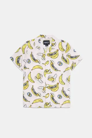 Arsenic Youth Banana Skeleton Button-Up