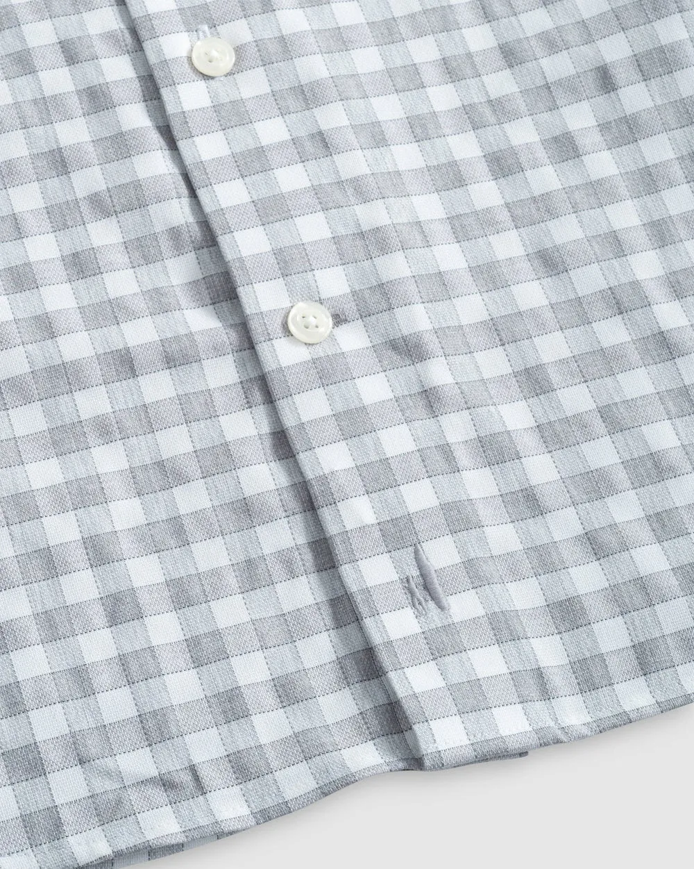 Ashworth Performance Button Up Shirt in Light Gray by Johnnie-O