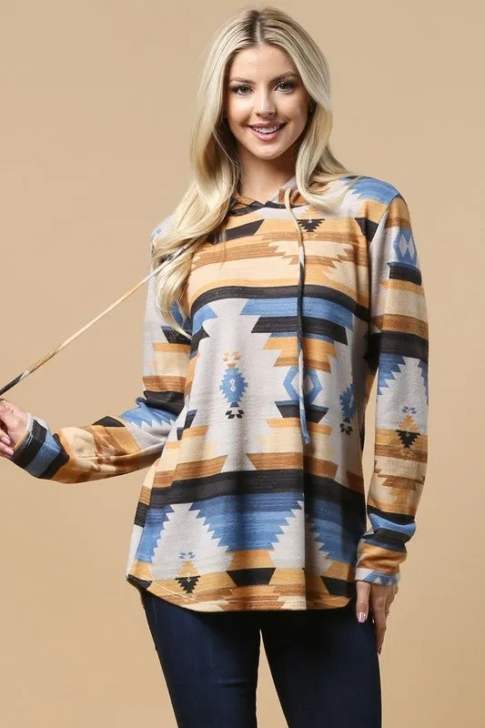 AV-X167-JAYDE-PLUS-AZTEC PRINT ULTRA SOFT HACCI HOODIE-3-2-1