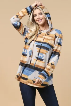AV-X167-JAYDE-PLUS-AZTEC PRINT ULTRA SOFT HACCI HOODIE-3-2-1