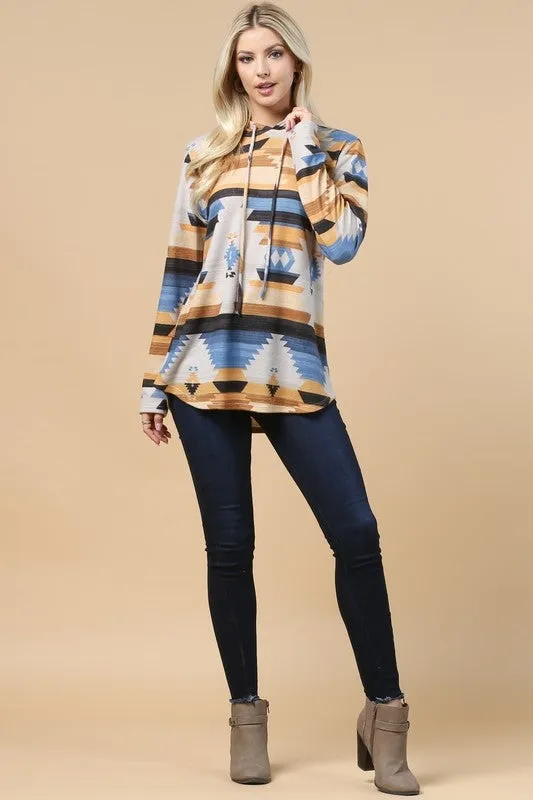 AV-X167-JAYDE-PLUS-AZTEC PRINT ULTRA SOFT HACCI HOODIE-3-2-1