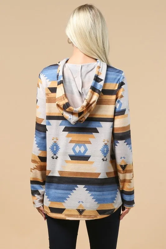 AV-X167-JAYDE-PLUS-AZTEC PRINT ULTRA SOFT HACCI HOODIE-3-2-1