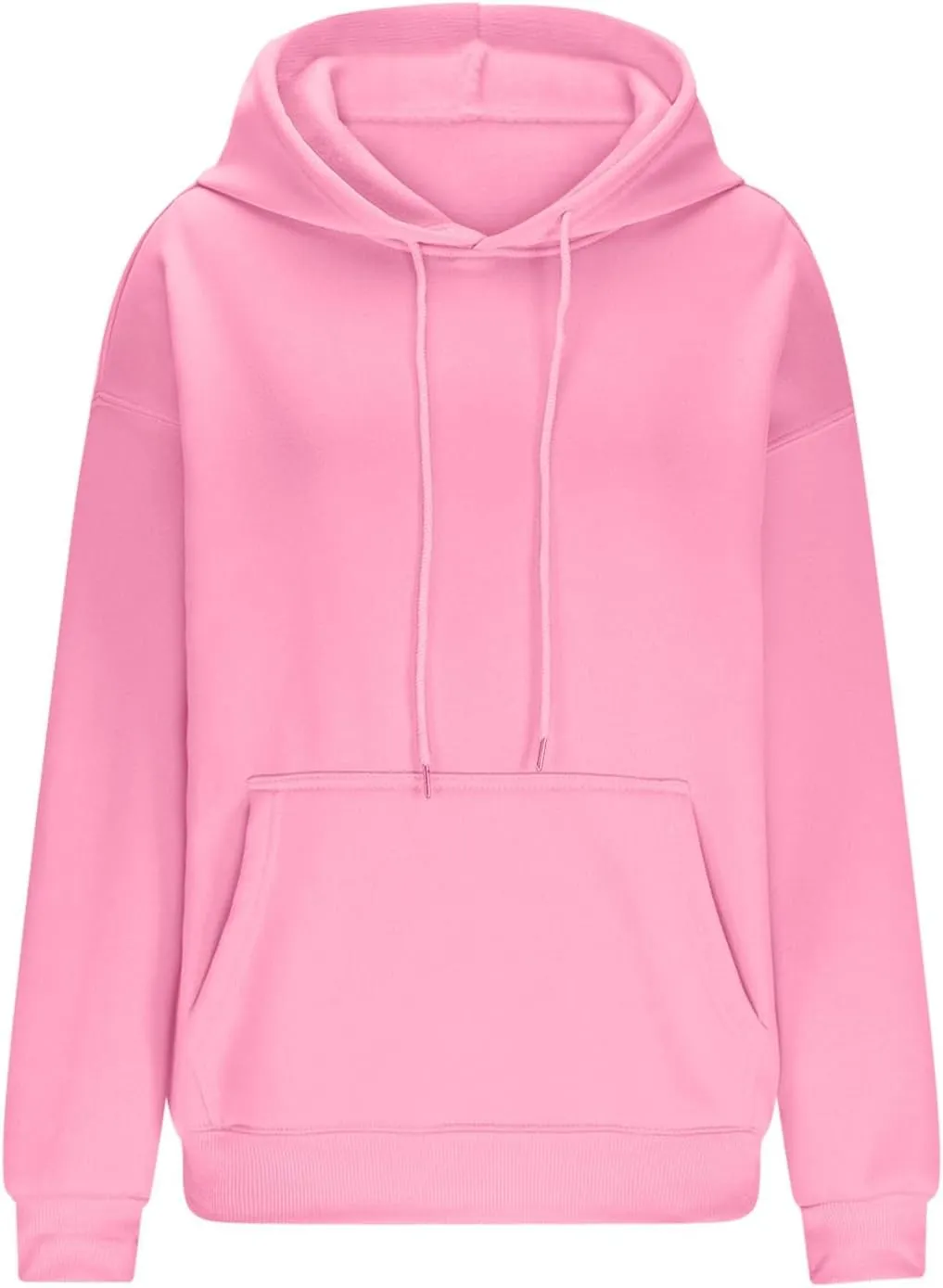 Binmer Oversized Hoodie for Women Sweatshirt Fall Fashion 2024 Outfit Trendy Fleece Pullover Casual Long Sleeve Tops w/Pocket