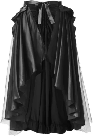 BLESSUME Victorian Ruffles Bustle Skirt/Cape