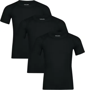 Boy Girls Compression Shirt Short Sleeve Youth Basketball Undershirt Kids Quick Dry Athletic Base Layer T-Shirt