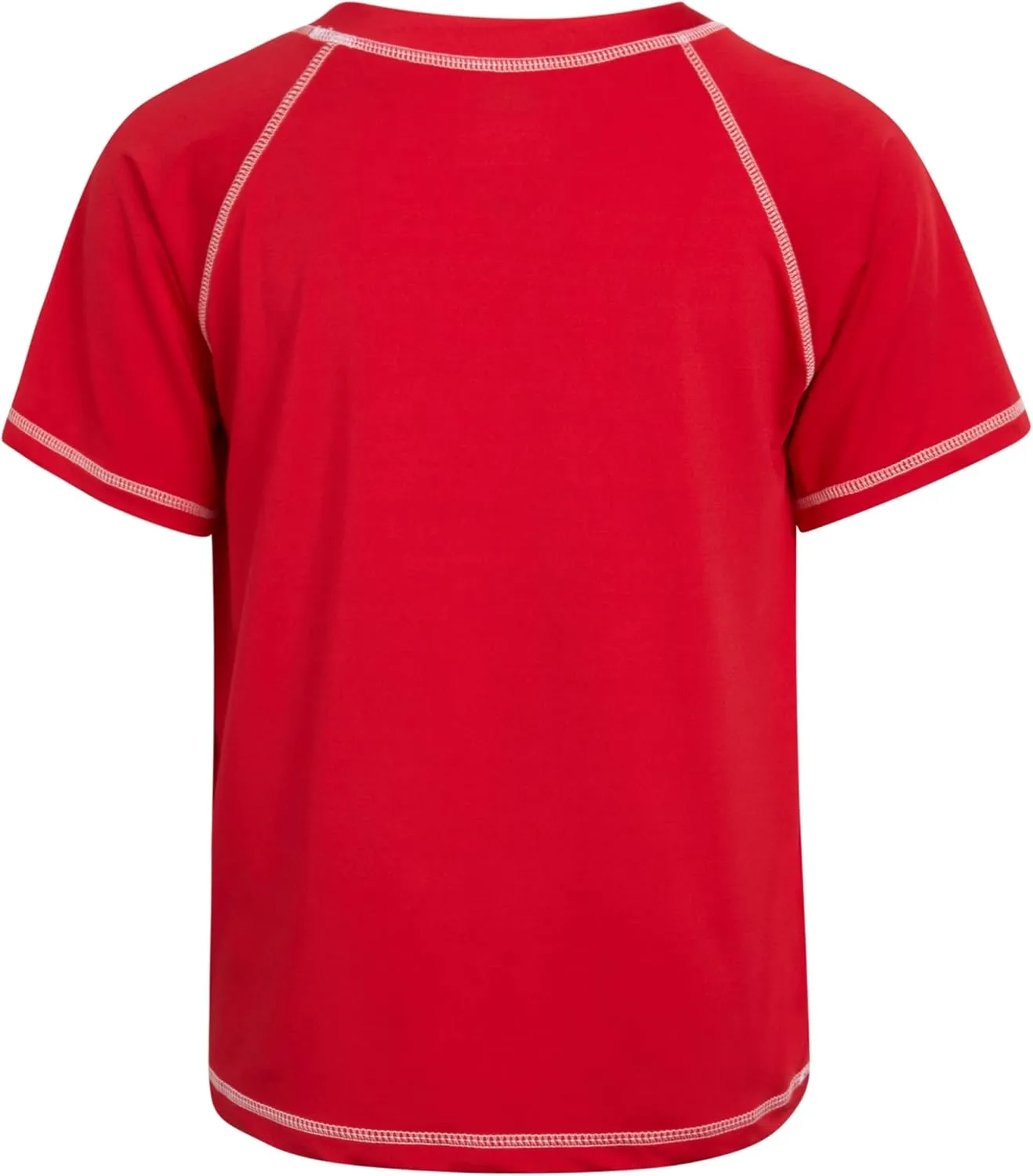 Boys Swim Shirt - 2 Pack Quick Dry Sun Protection Short Sleeve Rash Guard for Boys Youth Kids Swimwear (2T-18)