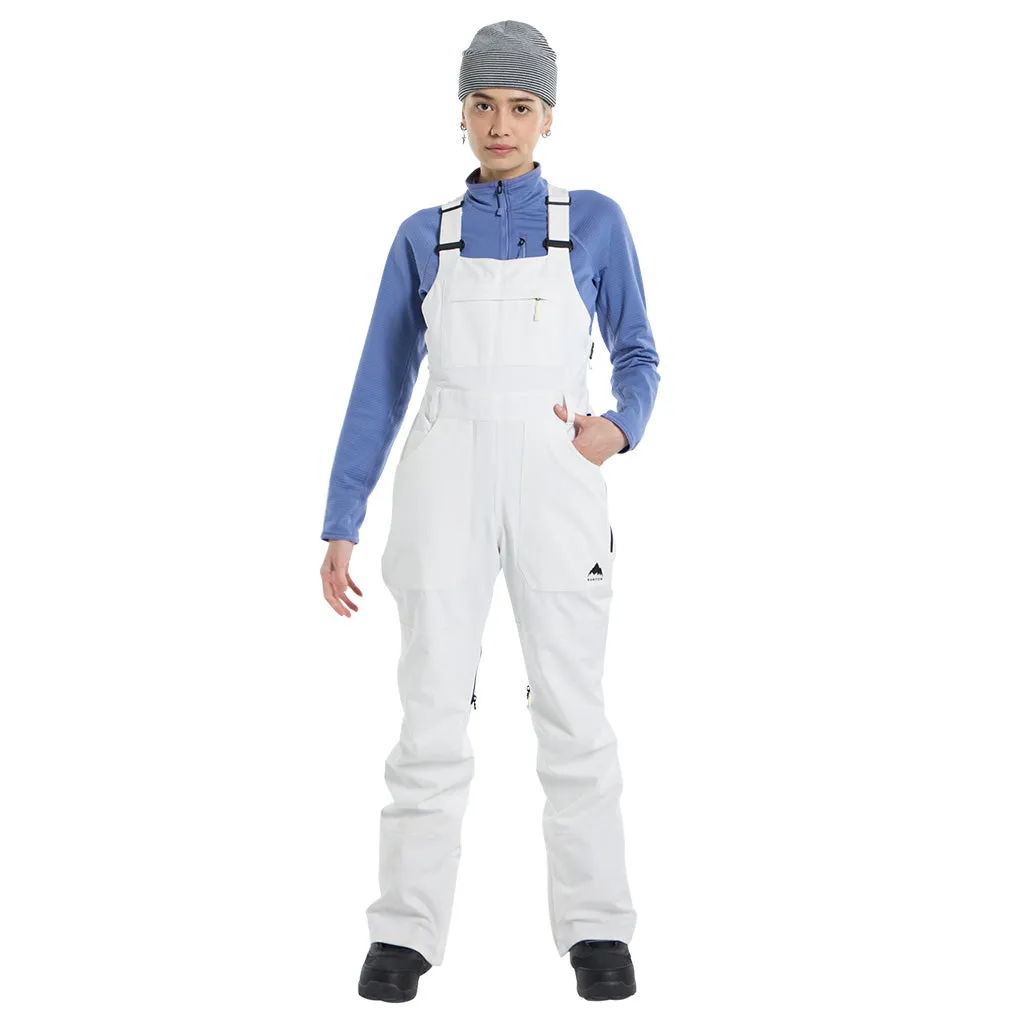 Burton 2024 Womens Avalon Bib - Stout White