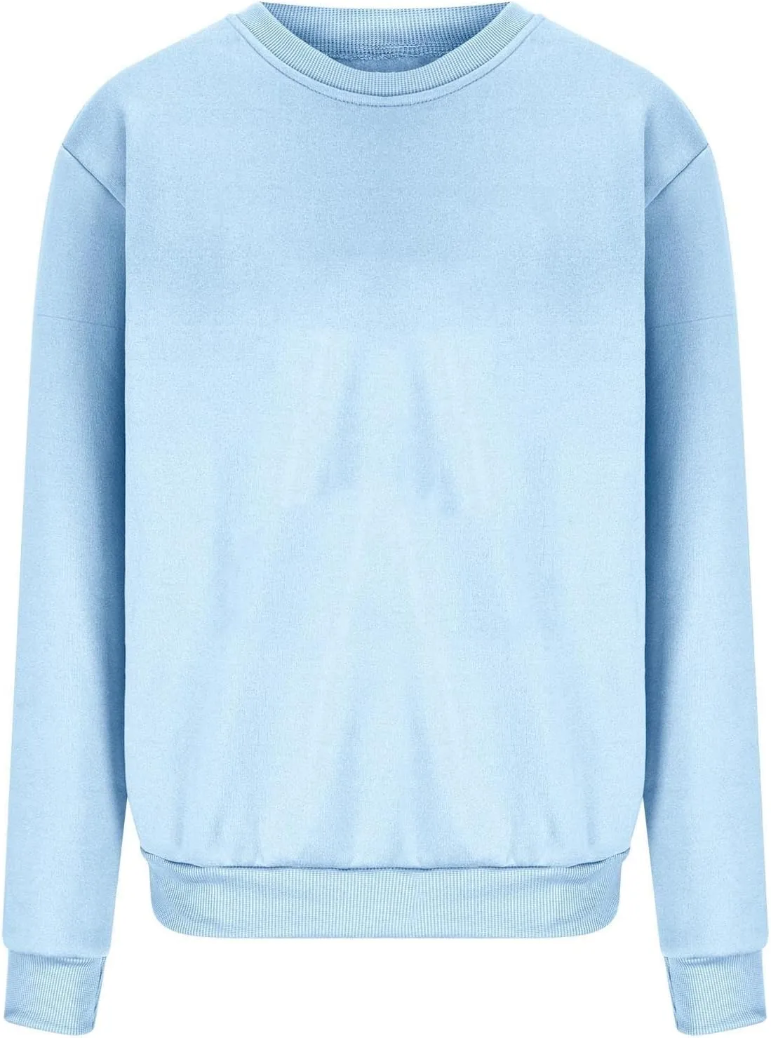 Ceboyel Women Crewneck Sweatshirt Trendy Oversized Pullover Sweater Long Sleeve Shirts Y2k Fashion Clothing 2023