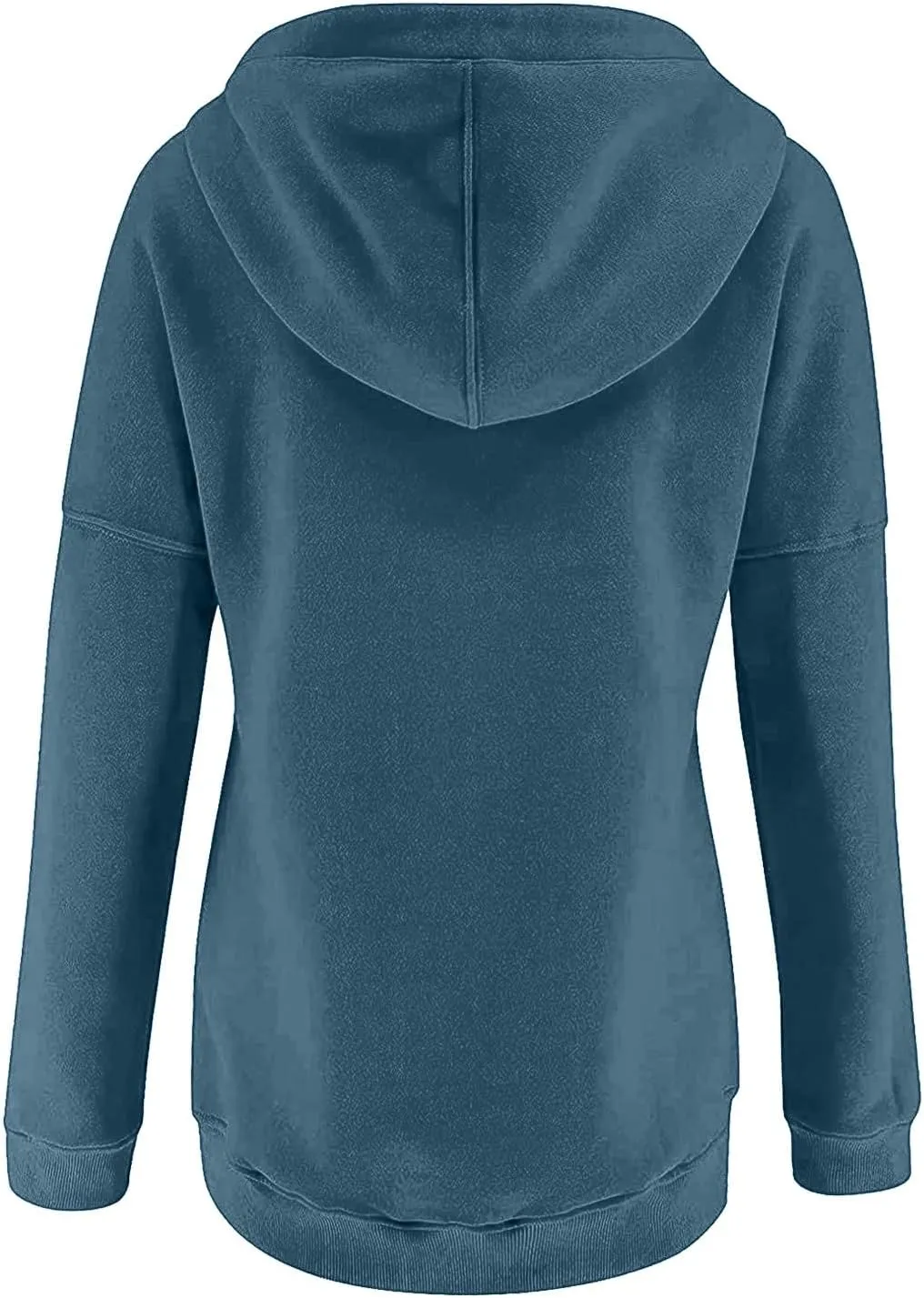 Ceboyel Women Quarter Zip Pullover Sweatshirt Solid Color Hoodies Drawstring Long Sleeve Pullover Tops Fall Clothing 2023
