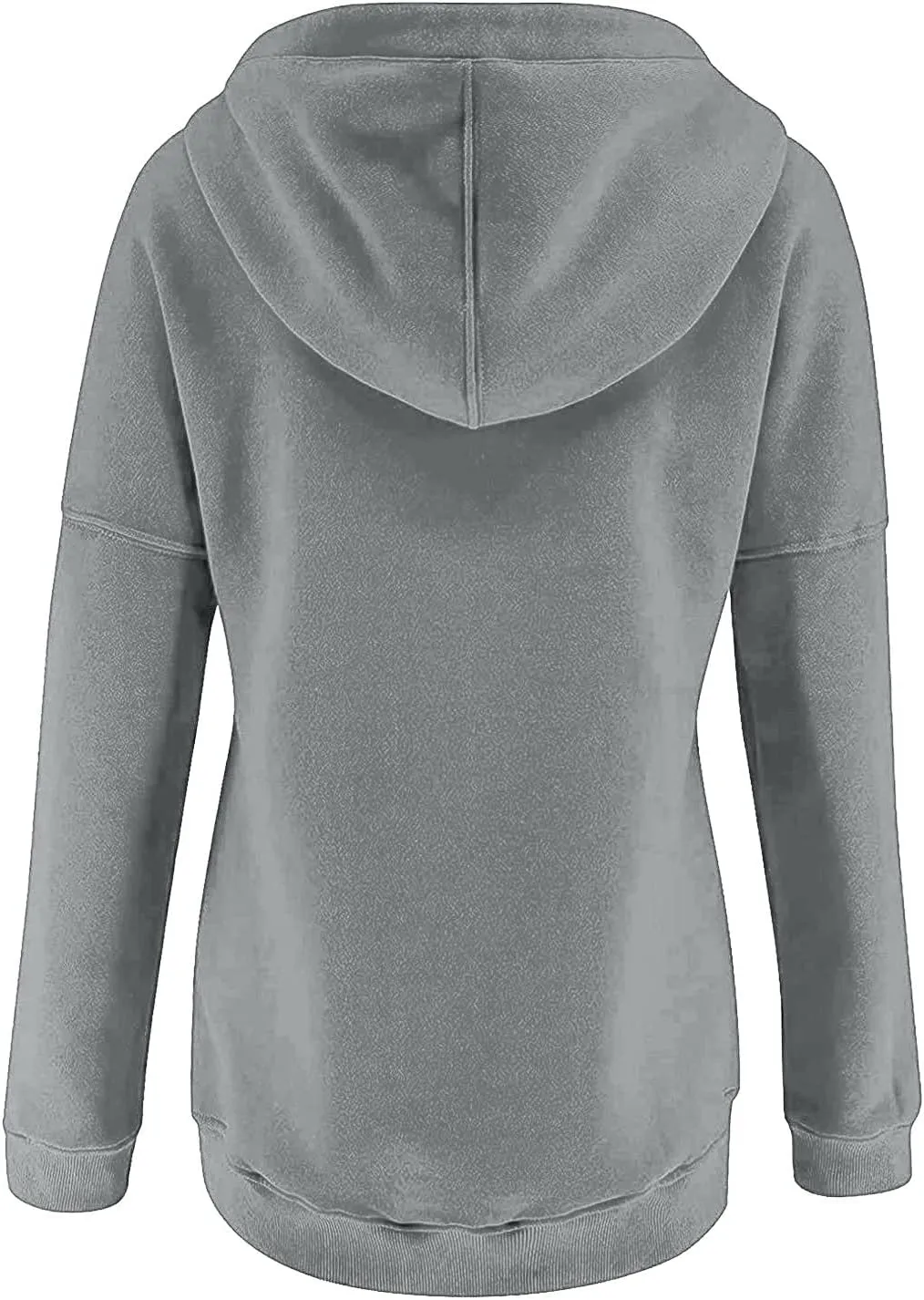Ceboyel Women Quarter Zip Pullover Sweatshirt Solid Color Hoodies Drawstring Long Sleeve Pullover Tops Fall Clothing 2023