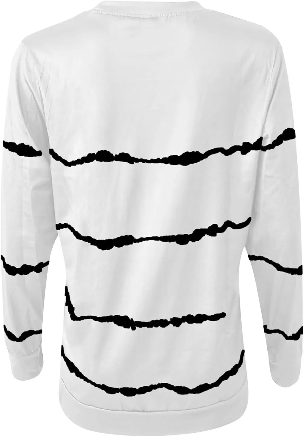 Ceboyel Womens Crew Neck Sweatshirt 2023 Striped Color Block Blouese Shirts Long Sleeve Pullover Tops Fall Fashion Clothes
