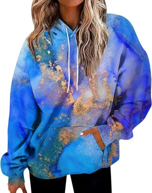 ChicCrate Hoodies for Women Oversized Y2K Sweatshirt Drawstring Long Sleeve Shirts Casual Cute Tops Fall Clothes with Pockets