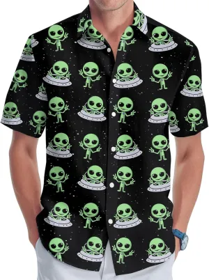 Chicken Print Hawaiian Shirt, Tropical Rooster Casual Button Shirt, Summer Gifts, Birthday Gifts