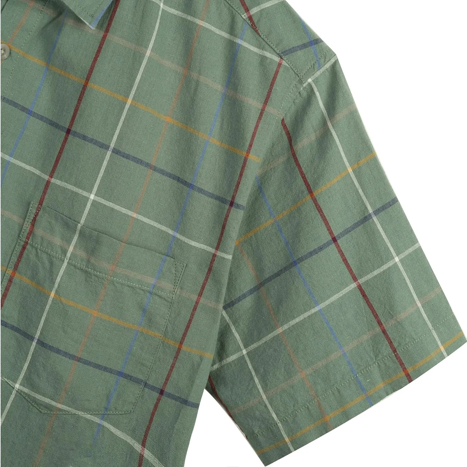COEVALS CLUB Mens Linen Beach Summer Casual Button Down Shirt Short Sleeve Shirt