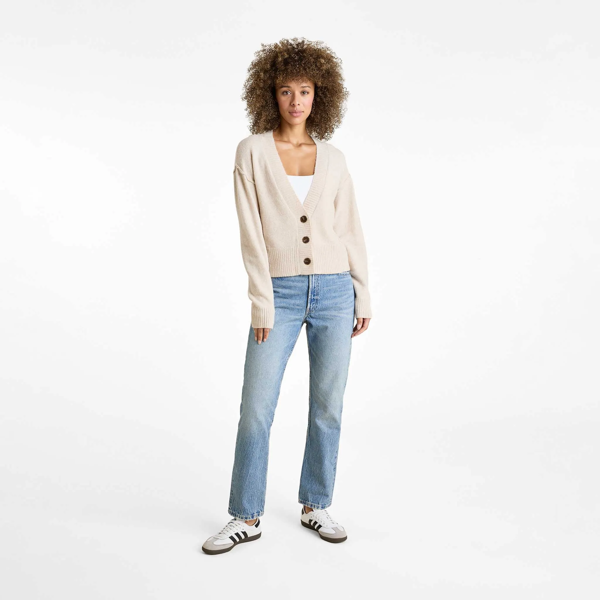 Cozy Knit Cardigan | Bone