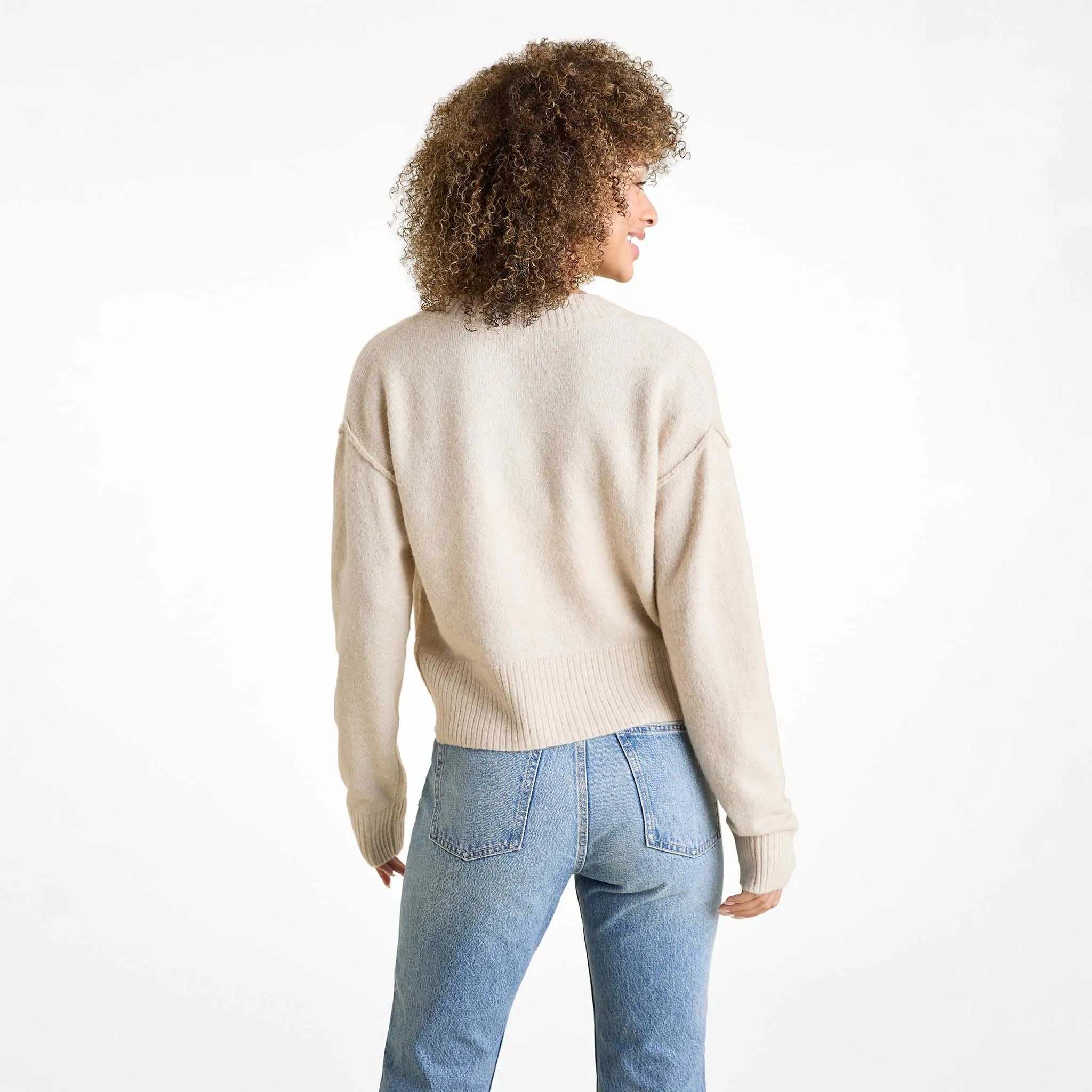 Cozy Knit Cardigan | Bone