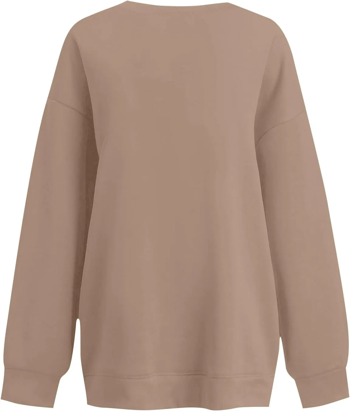 Crewneck Sweatshirts Women Trendy Long Sleeve Oversized Sweatshirt Preppy Cute Hoodies Y2K Fleece Pullover Tops