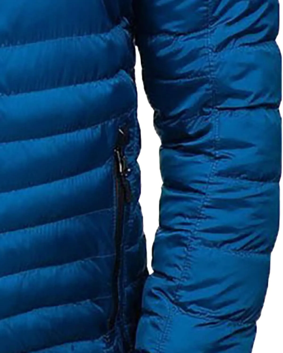 Dgoopd Men's Packable Puffer Jacket Detachable Hood Lightweight Winter Jacket Down Bubble Coat Winter Quilted Padded Jacket