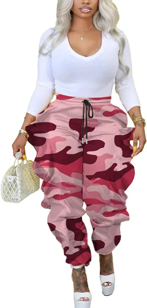 DINGANG Fringe Pants for Women Trousers Long Solid Color High Waisted Pants Sweatpants for Women Streetwear