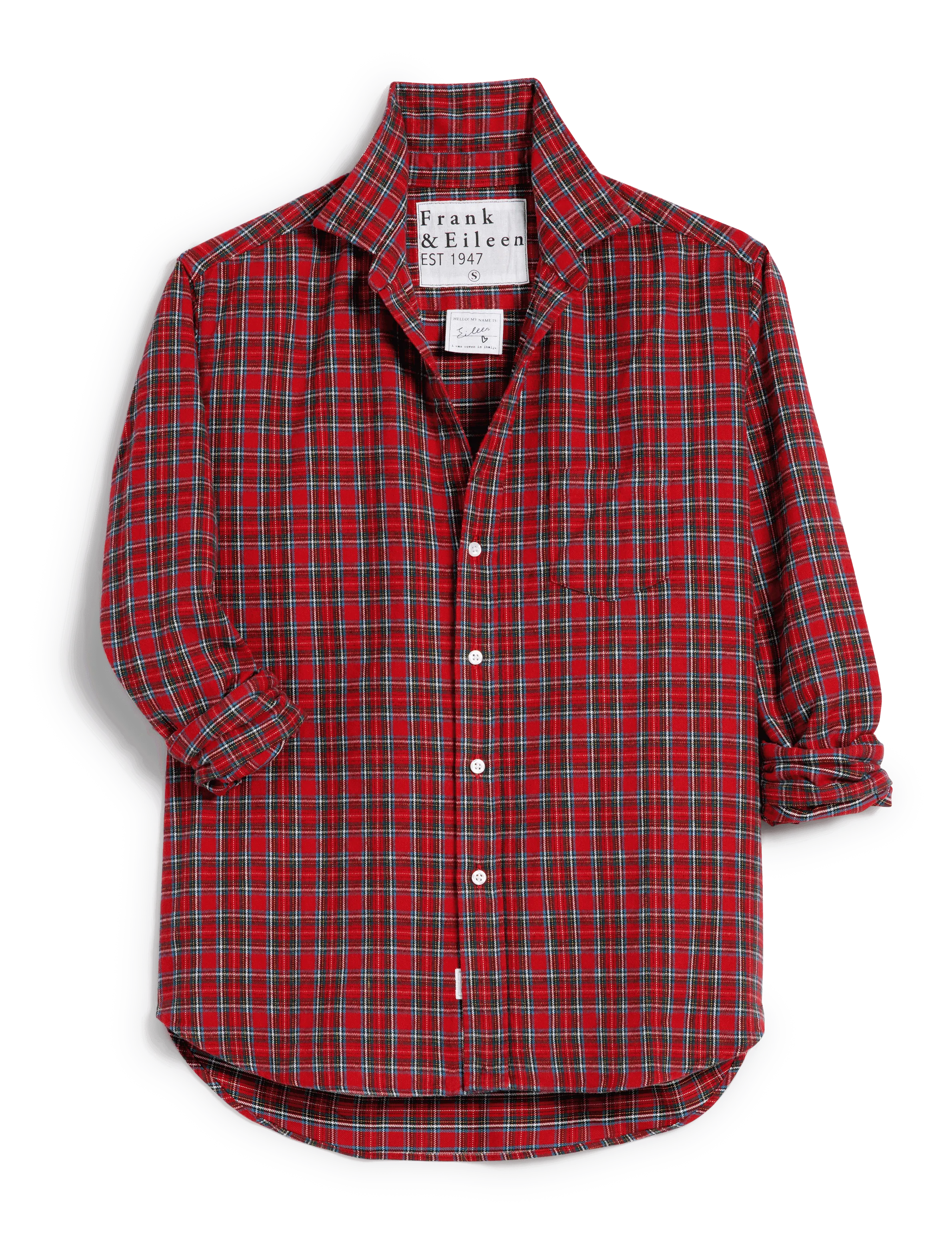 EILEEN Small Red Plaid, Flannel