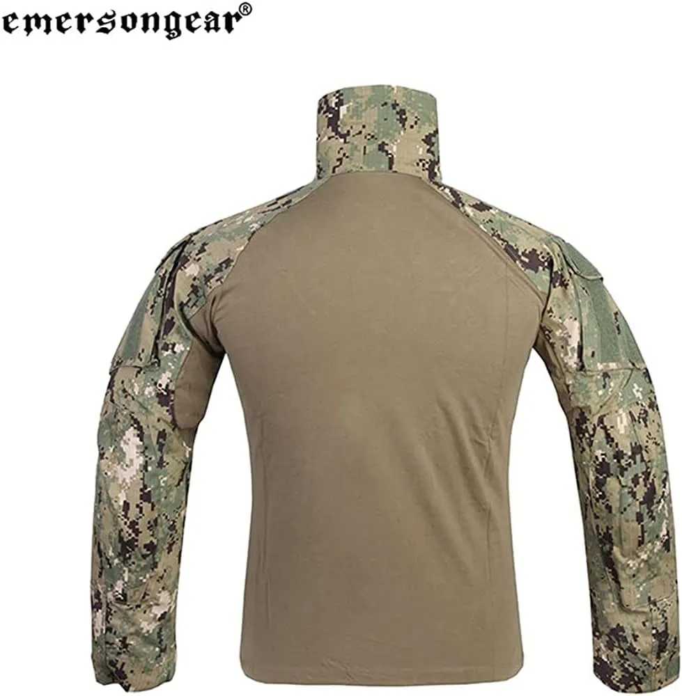 EMERSONGEAR Men's Tactical Shirt,Gen3 Airsoft Combat Army Paintball Quick Dry Long Sleeve BDU T-Shirt Top