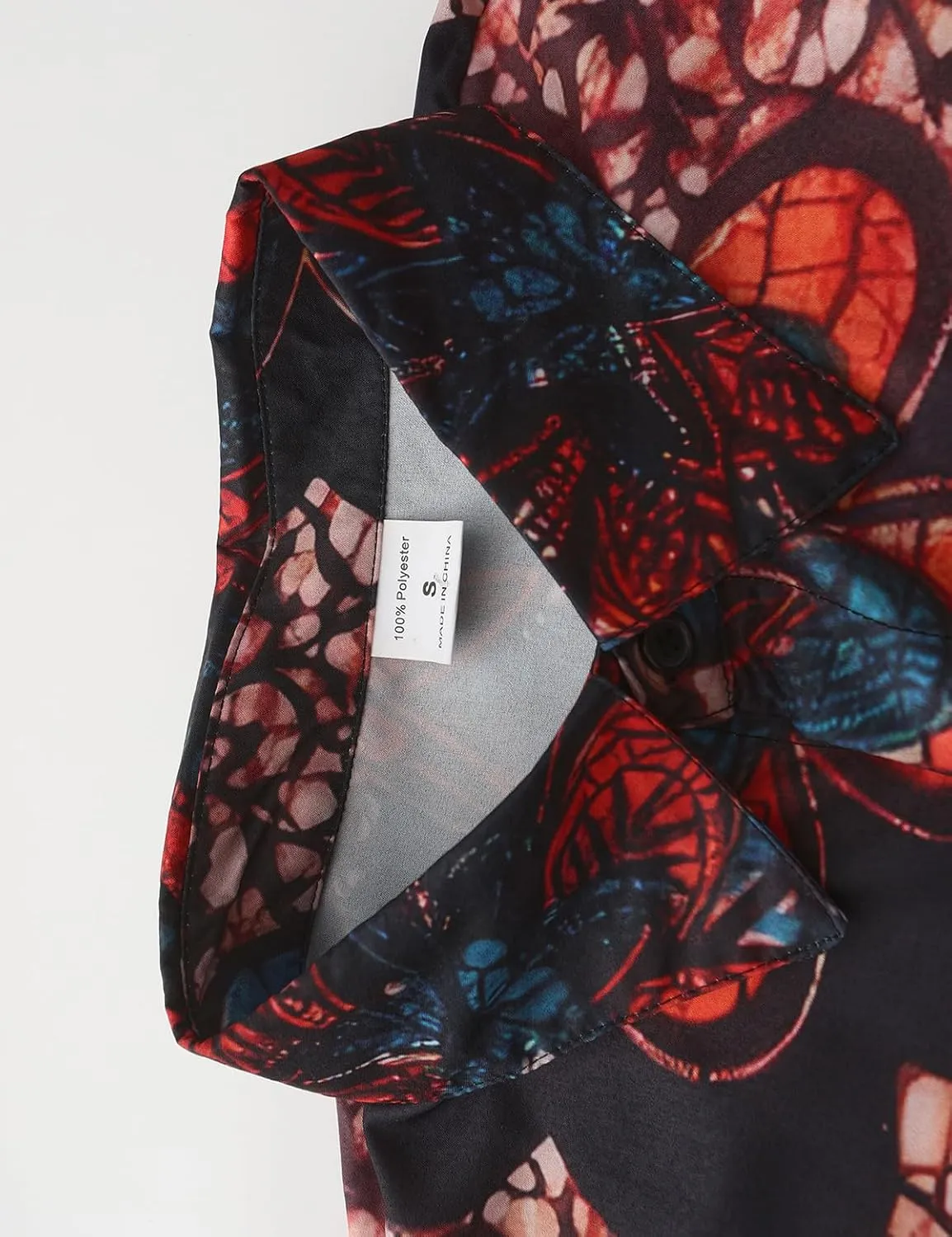 Fashion Casual Printed Shirt Men's Long Sleeve Casual Vacation Hawaiian Button Down Shirt