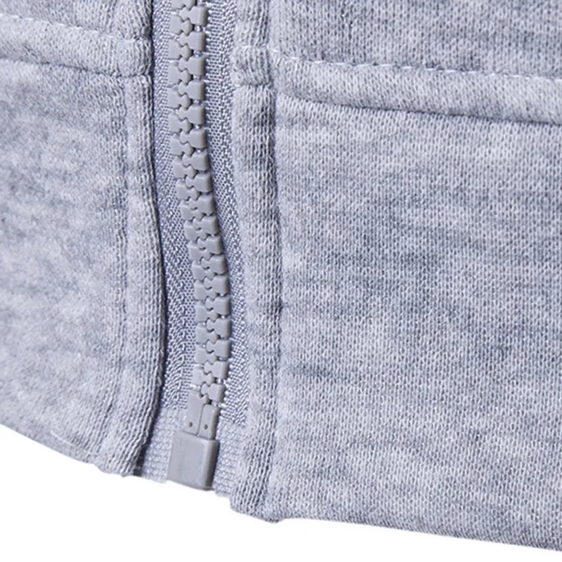 Fashionable Solid Color Men's Vests With Zipper and Hood - SF0549