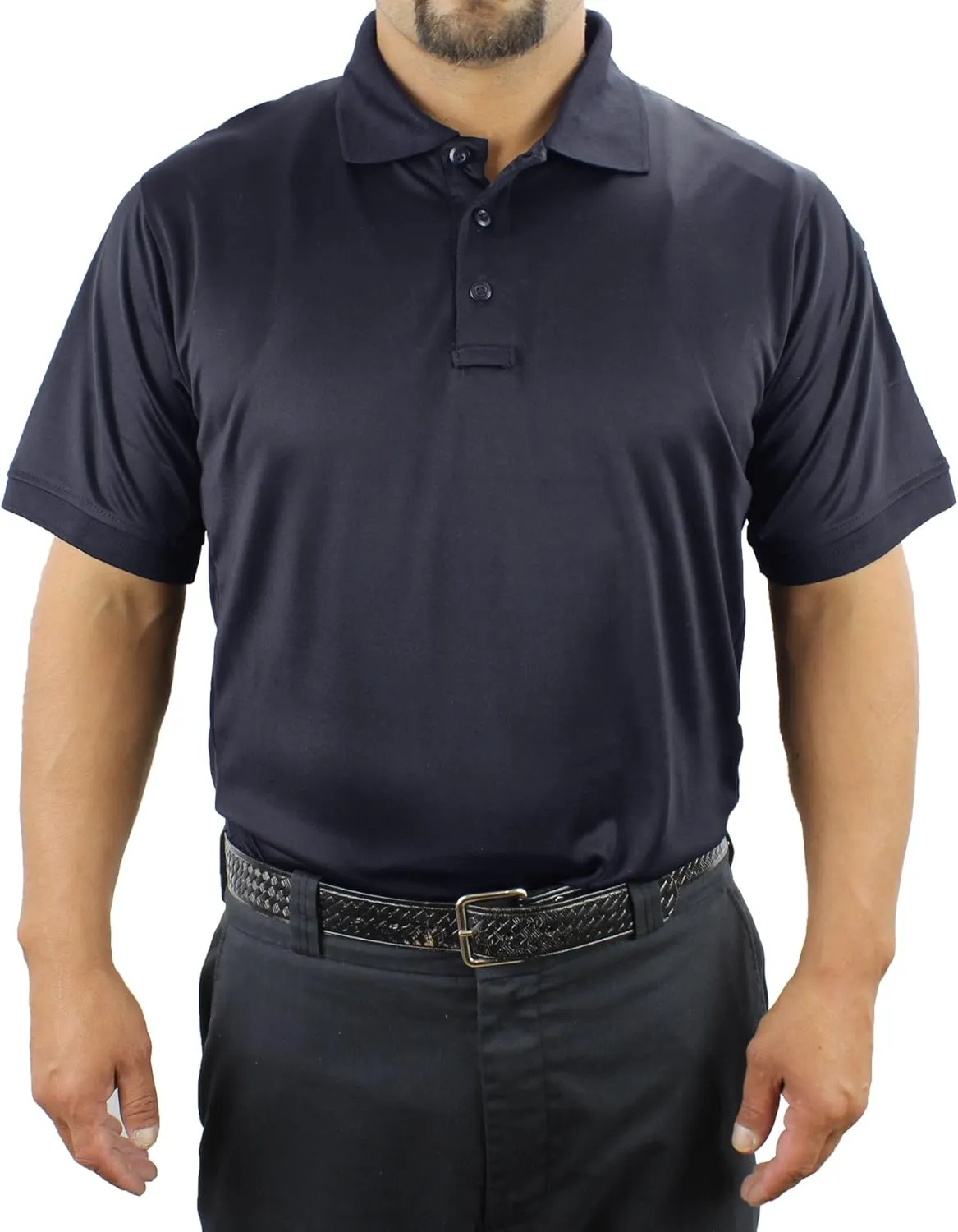 First Class Men's Tactical Performance Polo Shirt, Moisture Wicking, Quick Dry, Lightweight, Short Sleeve Polo Shirt