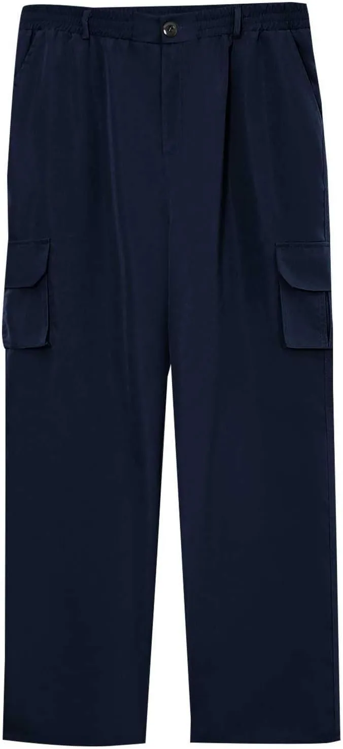 Flexcamo - Tactical Waterproof Pants Men Lightweight Casual Comfy Work Cargo Pants Relaxed Fit Carpenter Pants