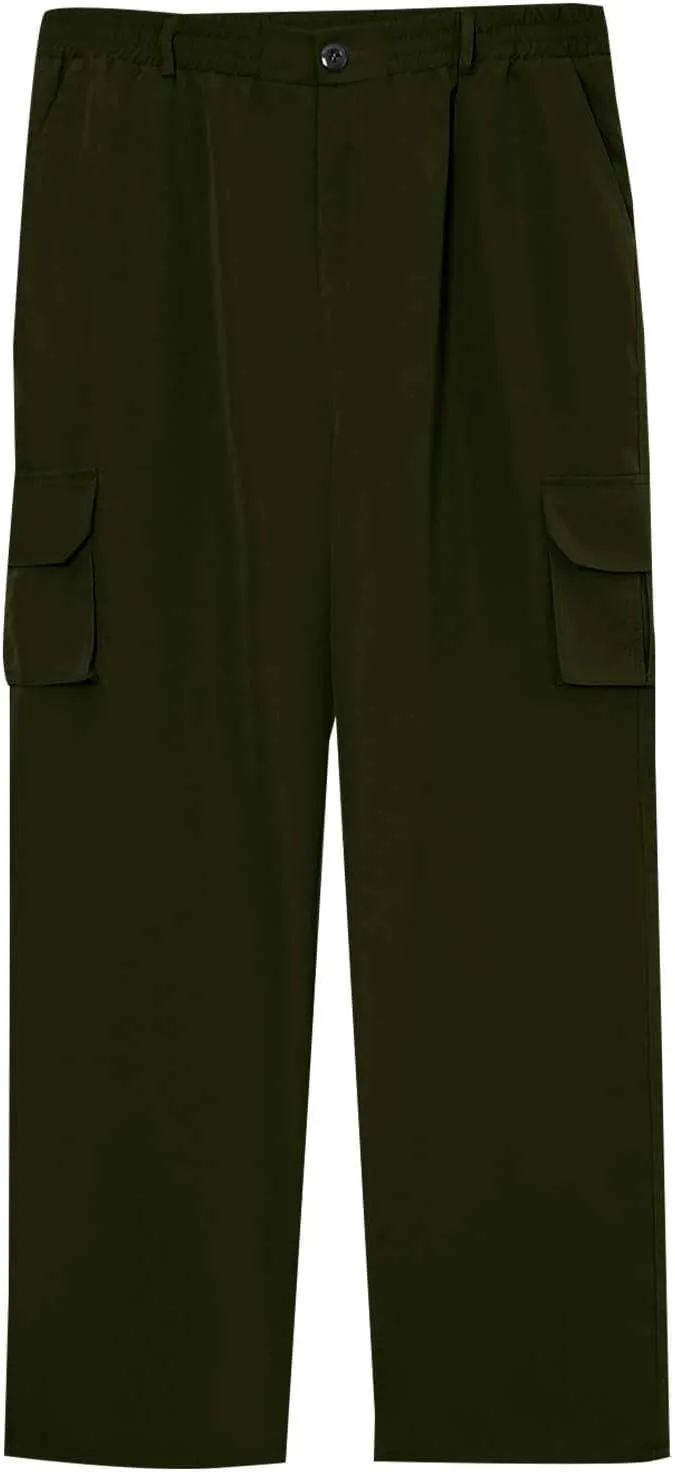Flexcamo - Tactical Waterproof Pants Men Lightweight Casual Comfy Work Cargo Pants Relaxed Fit Carpenter Pants