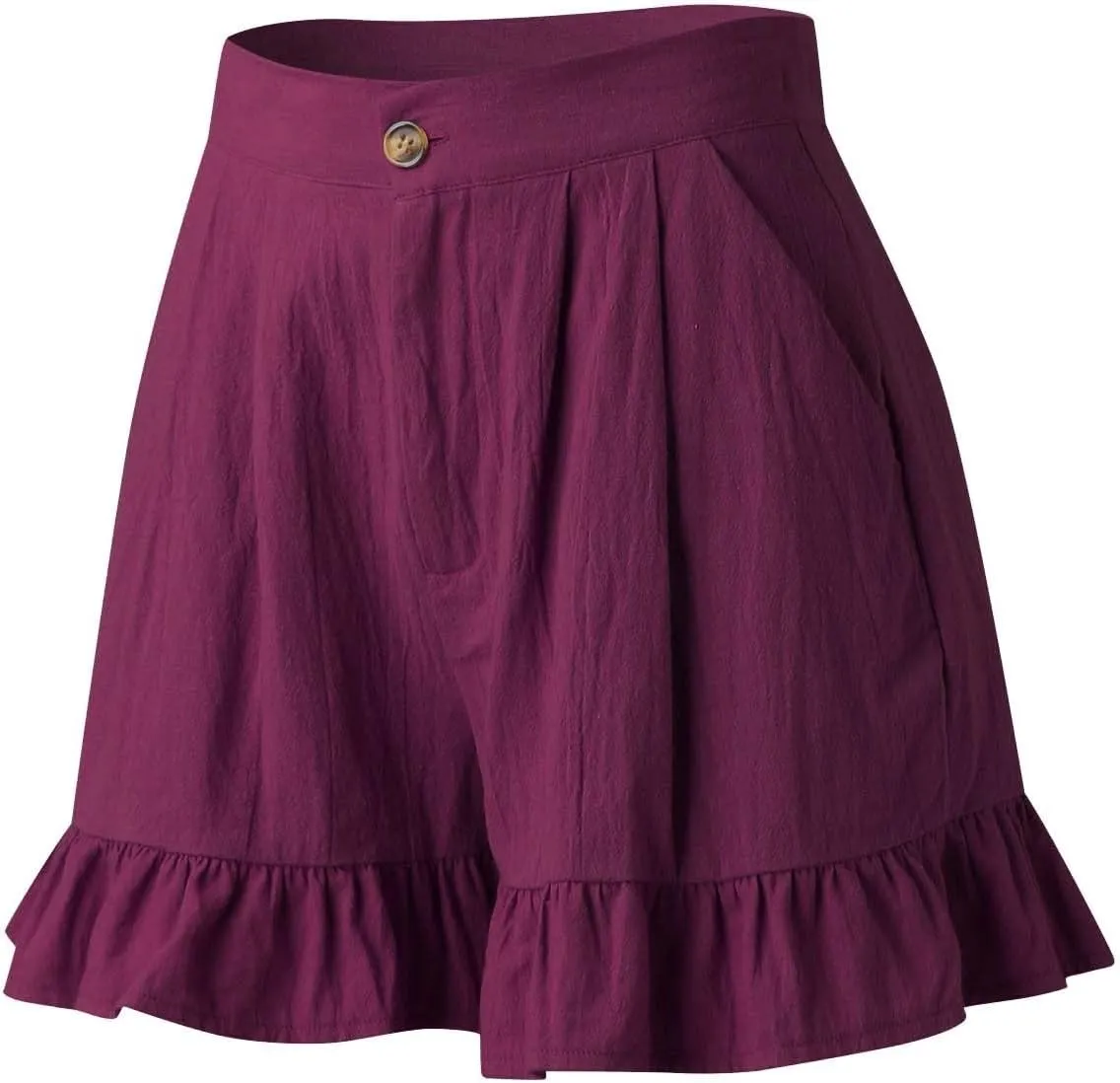 Flowy Shorts for Womens Lightweight Soft Casual Boho Floral Skorts Ruffle Skirts Running Tennis Butterfly Dressy