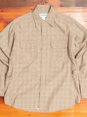 Gardener Shirt in Beige Check