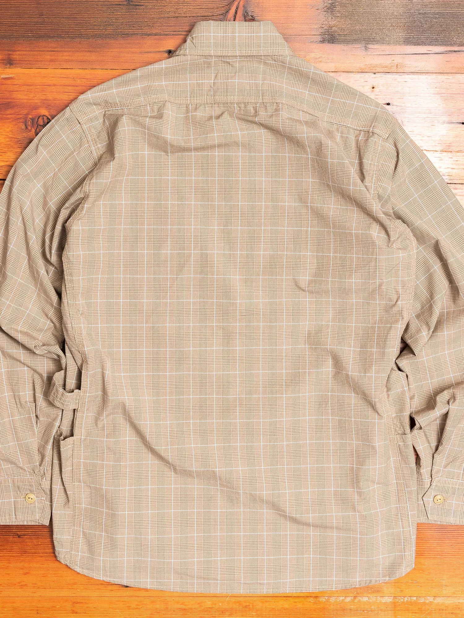 Gardener Shirt in Beige Check