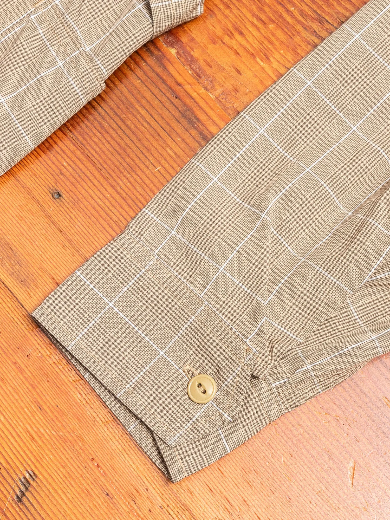 Gardener Shirt in Beige Check