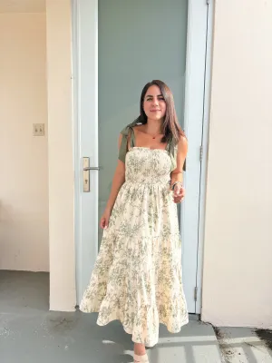Gardenia Self Tie Midi Dress