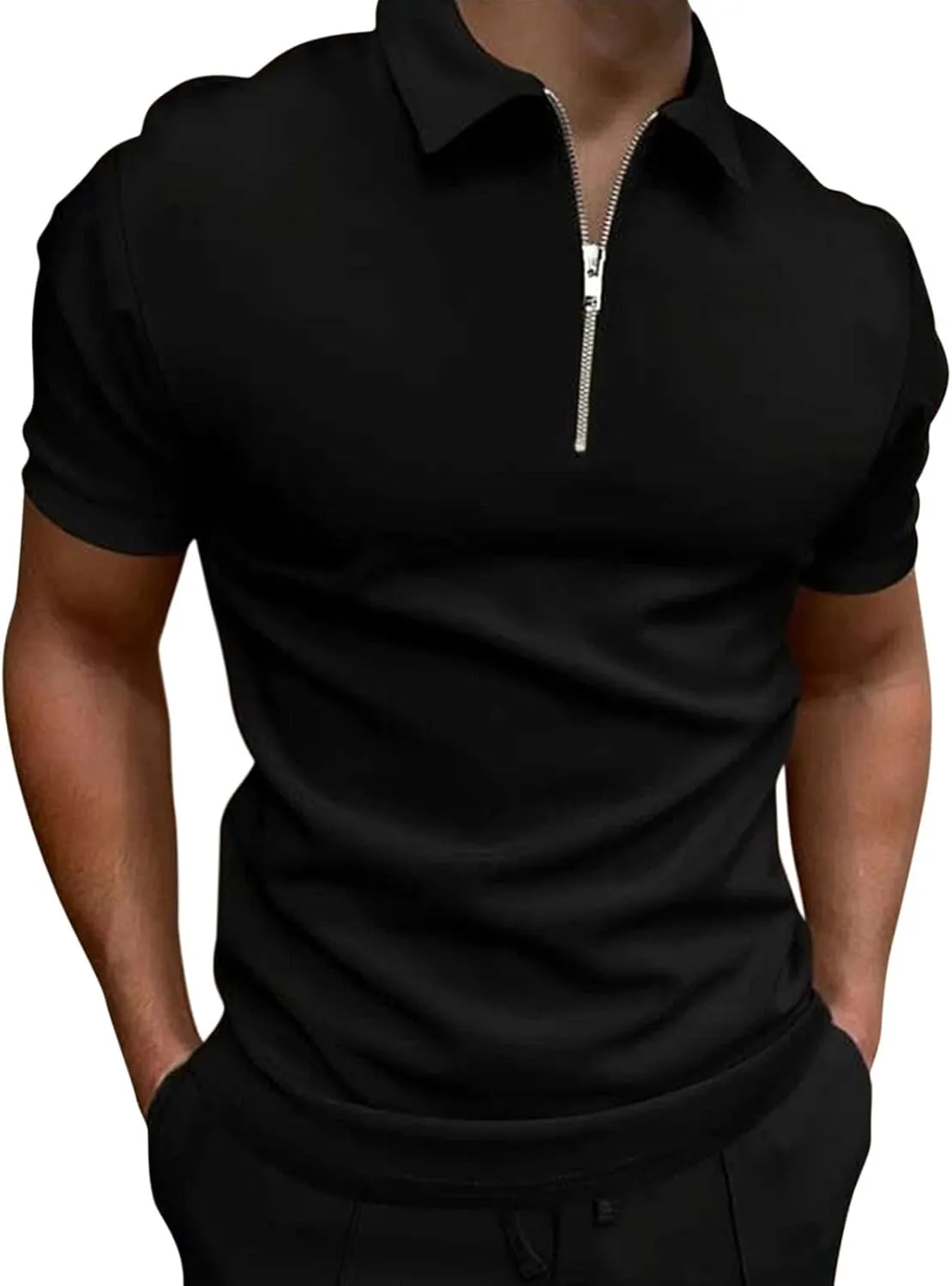 Golf Polos Shirts for Men Quick-Dry Athletic Mens Polo T-Shirts Short Sleeve Summer Casual Moisture Wicking Tops 3PC