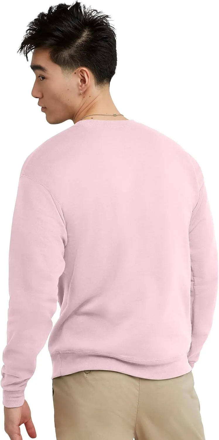 Hanes Men's EcoSmart Fleece, Pullover Crewneck Sweatshirt, 1 or 2 Pack