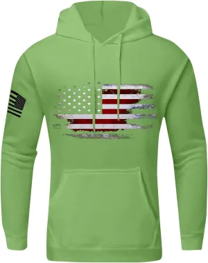 Hoodies For Men Drawstring Pockets Prints Long Sleeve Fashion Casual Graphic Sweatshirt