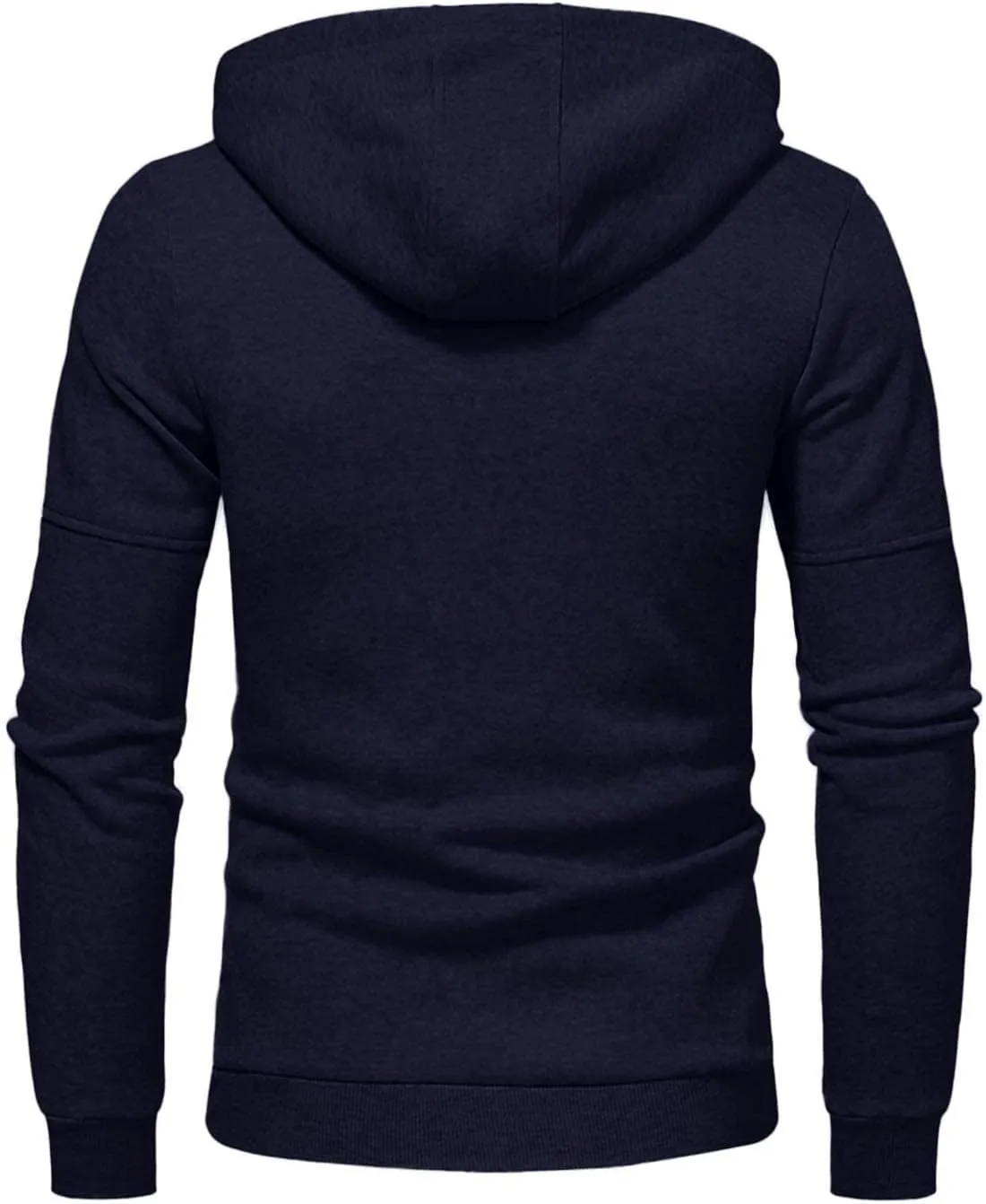 Hoodies for Men Winter Casual Loose Solid Hooded Sweater Top Sports Hooded Jacket Y2K Pullover Hoodie Full Zip Long