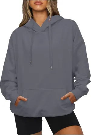Hoodies For Women Plain Pocket Zip Sweatshirt Basic Long Sleeve Coat Outdoor Ladies Daily Tops Trendy Sport Outfits