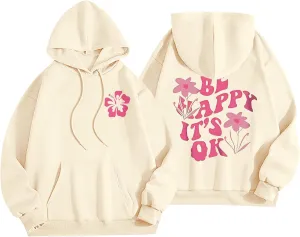 Hoodies for Women Plus Size Graphic Oversized Hooded Sweatshirts Casual Y2K Teen Girl Pullover Top Fall Clothes 2024