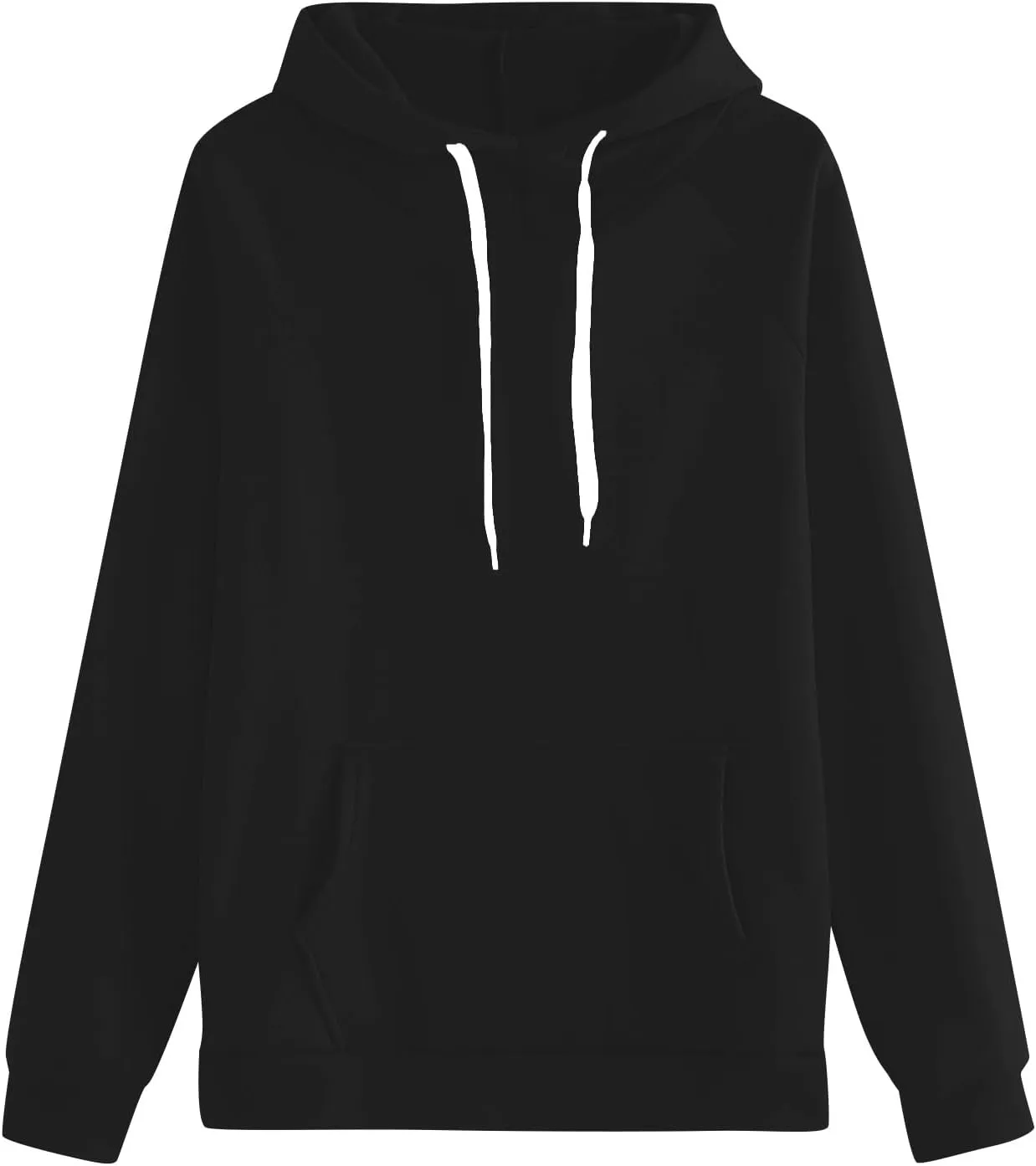 Hoodies for Women Solid Color Oversized Sweatshirts Pullover Winter Fall Comfy Long Sleeve 2024 Trendy Casual Clothes