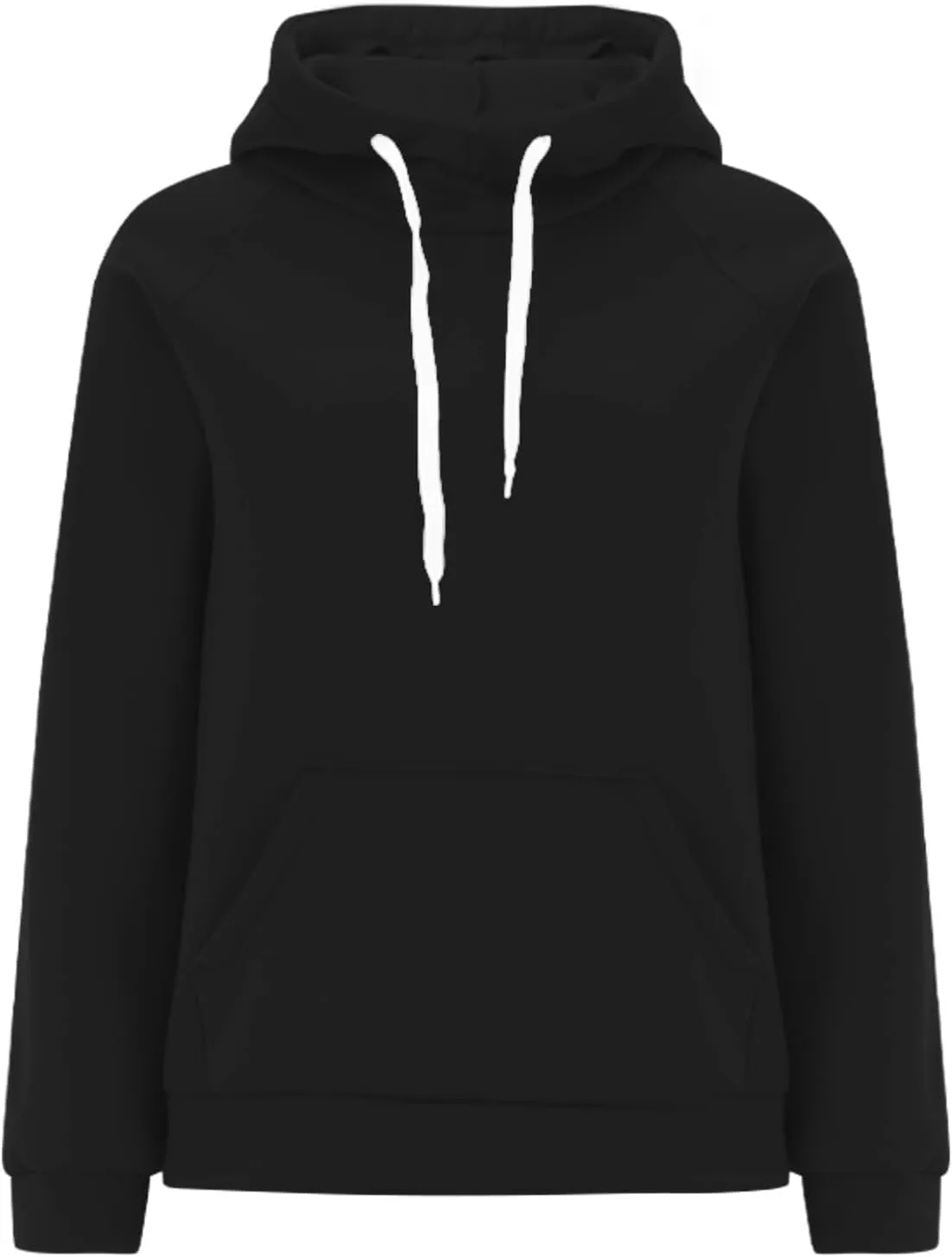 Hoodies for Women Solid Color Oversized Sweatshirts Pullover Winter Fall Comfy Long Sleeve 2024 Trendy Casual Clothes