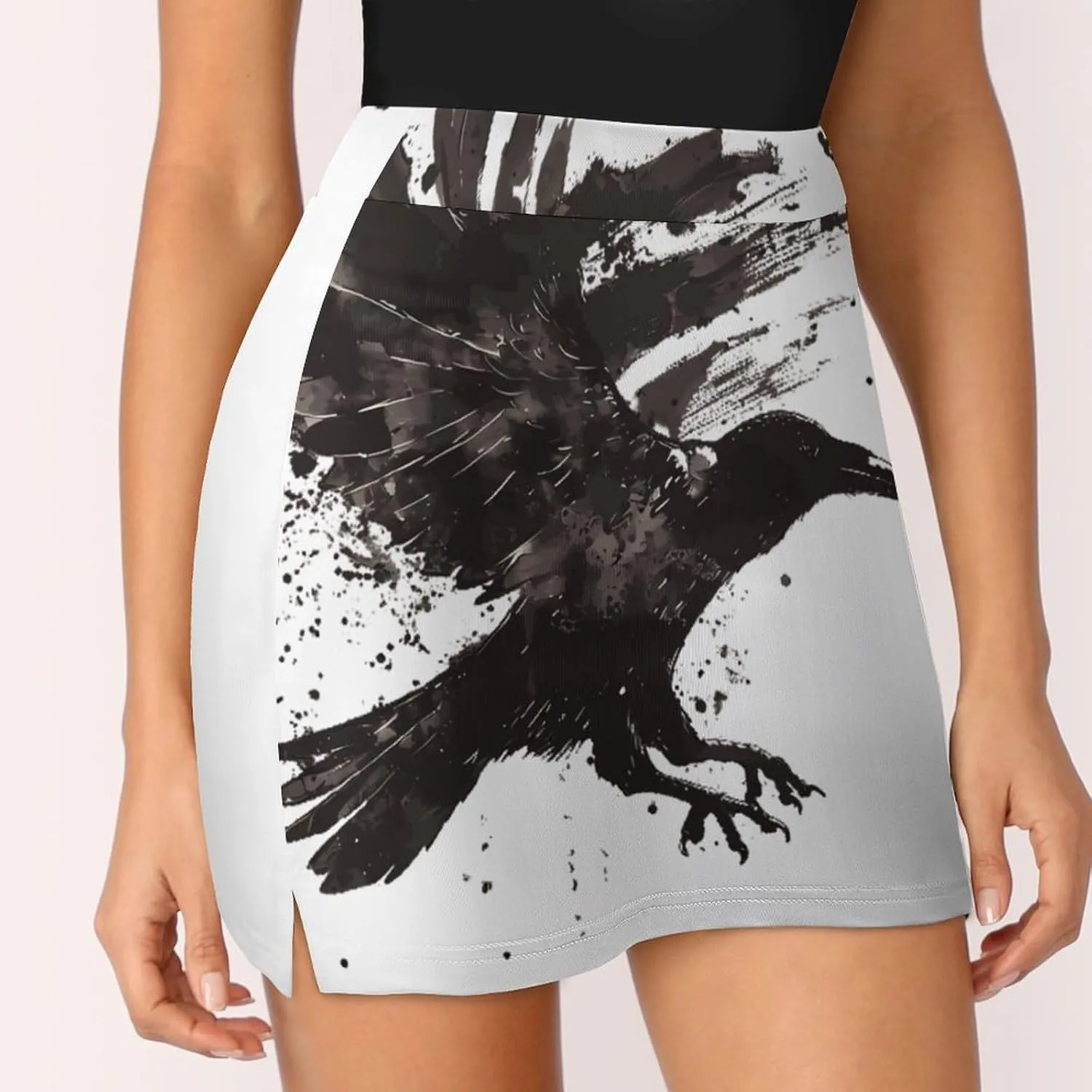 Ink Raven Women's Skort Athletic Skirt Golf Skorts A-line Skirts with Built-in Shorts Pockets