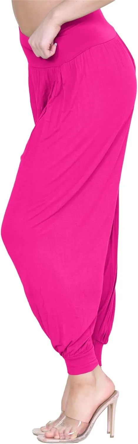 Janisramone Women Alibaba Hareem Trouser | Stylish & Trendy Harem Pants for Women, Lightweight Summer Pants for Women