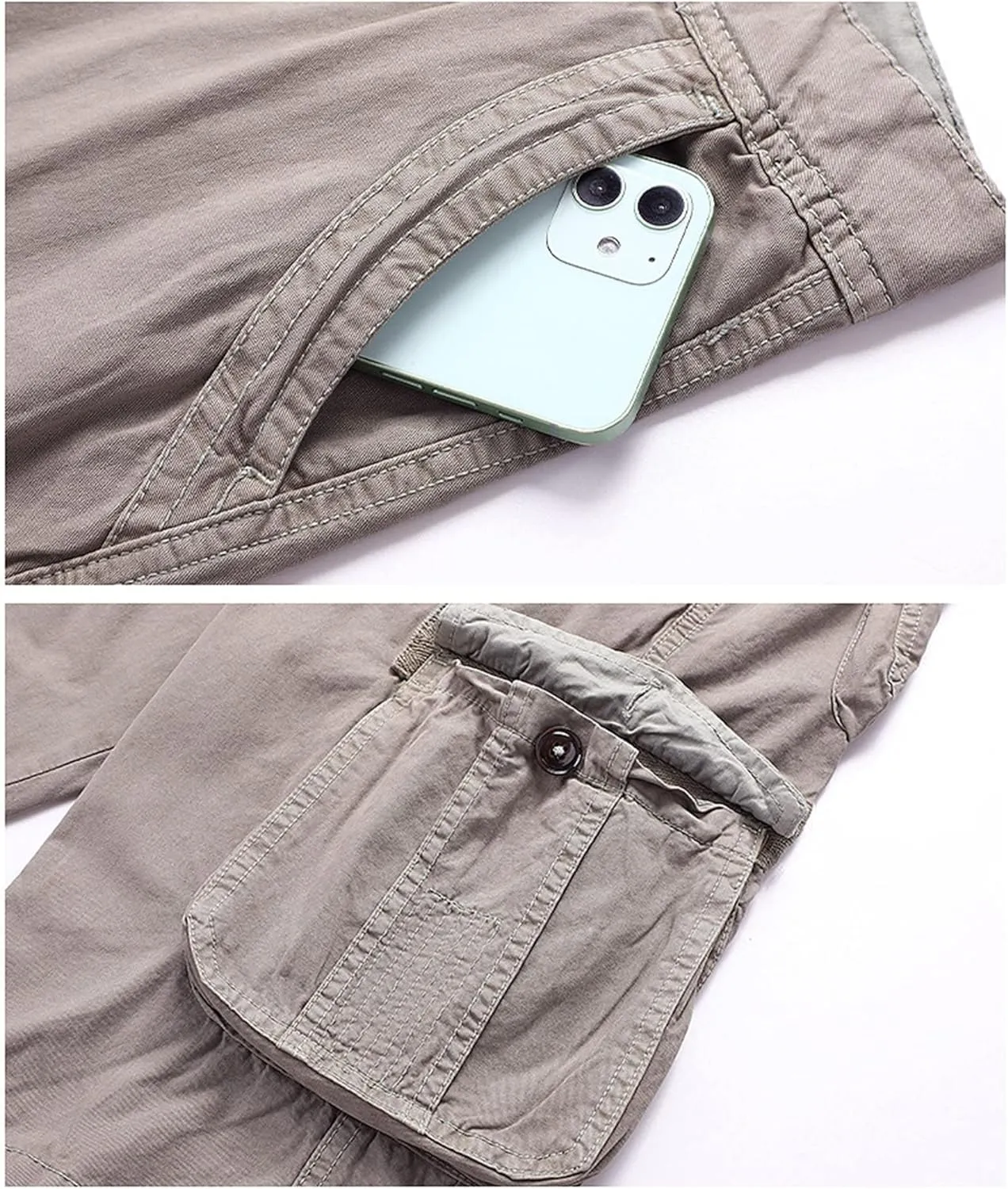 JEShifangjiusu Men's Chino Jogger Pants Stretch Casual Military Pants Chino Pant Camo Cargo Pants Trousers with Pockets
