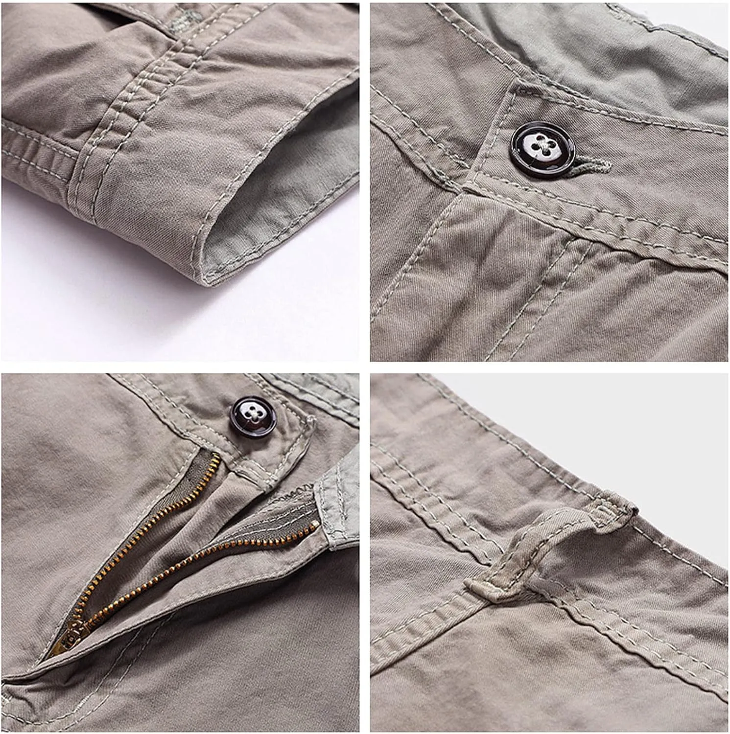 JEShifangjiusu Men's Chino Jogger Pants Stretch Casual Military Pants Chino Pant Camo Cargo Pants Trousers with Pockets